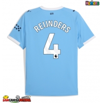 Camisa de Futebol Manchester City Tijjani Reijnders #4 Equipamento Principal 2025-26 Manga Curta